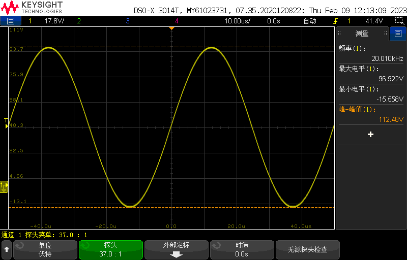 ATA-P2010最大輸出頻率下對應的輸出電壓