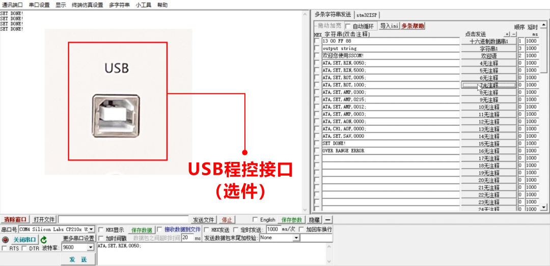 USB程控選件